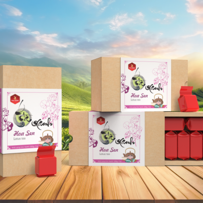 Trà Móc Câu Hoa Sen Nai Vàng