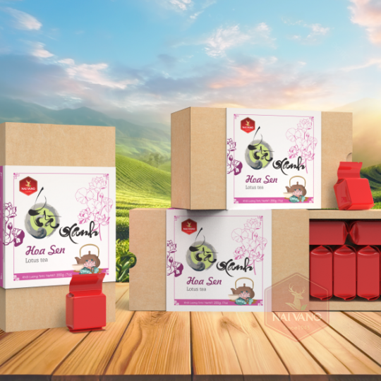 Trà Móc Câu Hoa Sen Nai Vàng