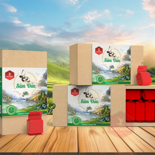 Trà Sâm Dứa Nai Vàng